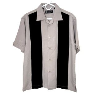 Red Level Nine Retro Classics Men Vintage 90's Rockabilly Panel Color Block